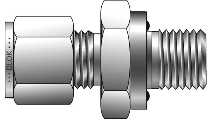 Male Connector to O-Ring Straight Thread (For Fractionable Tube)